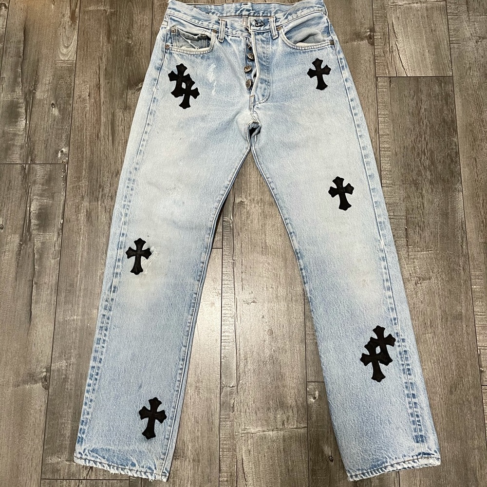 Chrome hearts vintage Levi’s jeans